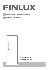 Manual Finlux FB SGSNF 280 WE Fridge-Freezer