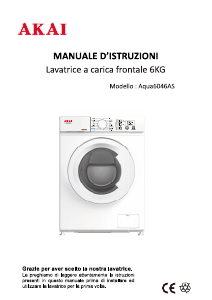 Handleiding Akai AQUA6046AS Wasmachine
