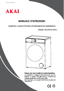 Handleiding Akai AQUA60012AK-J Wasmachine