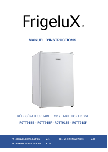 Mode d’emploi Frigelux R0TT91BF Réfrigérateur