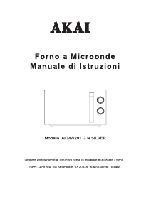 Manual Akai AKMW201GN Microwave