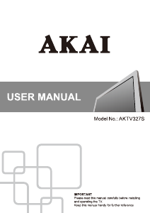 Manuale Akai AKTV327S LED televisore