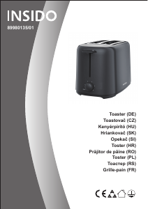 Bedienungsanleitung Insido 89980135/01 Toaster
