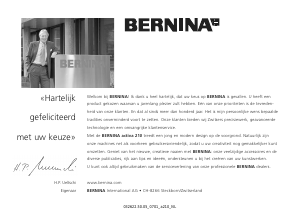 Handleiding Bernina Activa 210 Naaimachine