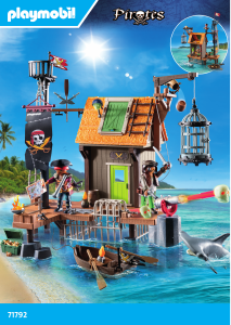 Instrukcja Playmobil set 71792 Pirates Piracki port z więzieniem
