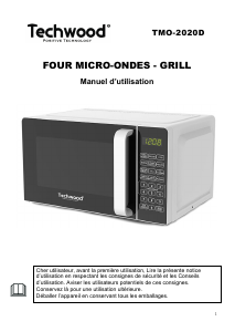 Mode d’emploi Techwood TMO-2020D Micro-onde
