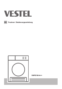 Bedienungsanleitung Vestel VWP81W-A++ Trockner