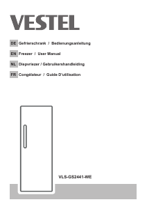 Mode d’emploi Vestel VLS-GS2441-WE Congélateur