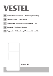 Manual Vestel K1-D021W Fridge-Freezer