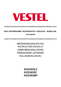 Bedienungsanleitung Vestel KVD362WF Kühl-gefrierkombination