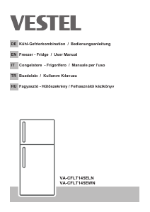Manual Vestel VA-CFLT145ELN Fridge-Freezer