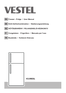 Manual Vestel K1-D021L Fridge-Freezer