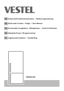 Manual Vestel VEKK5126 Fridge-Freezer