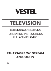 Bedienungsanleitung Vestel 24HA9940RB LED fernseher
