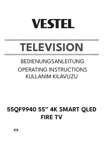 Bedienungsanleitung Vestel 55QF9940 LED fernseher