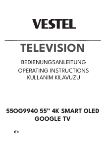 Bedienungsanleitung Vestel 55OG9940 LED fernseher