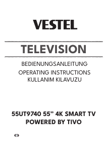 Bedienungsanleitung Vestel 55UT9740 LED fernseher
