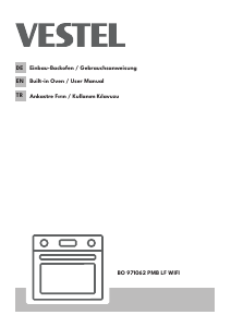 Kullanım kılavuzu Vestel BO 971062 PMB LF WIFI Fırın