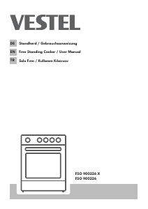 Bedienungsanleitung Vestel FSO 900226 Herd