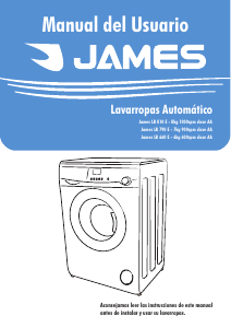 Manual de uso James LR 810 E Lavadora