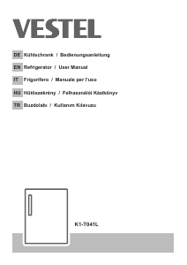Bedienungsanleitung Vestel K1-T041L Kühlschrank