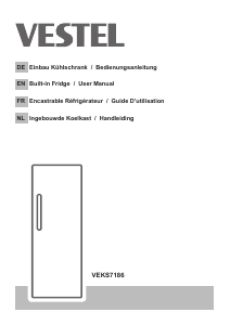Mode d’emploi Vestel VEKS7186 Réfrigérateur
