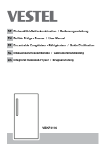 Bedienungsanleitung Vestel VEKF4116 Kühlschrank