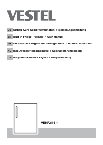 Brugsanvisning Vestel VEKF2116-1 Køleskab