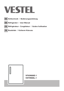Mode d’emploi Vestel VFKW608E-1 Réfrigérateur