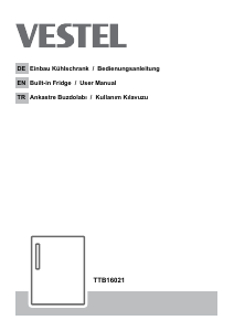 Bedienungsanleitung Vestel TTB16021 Kühlschrank