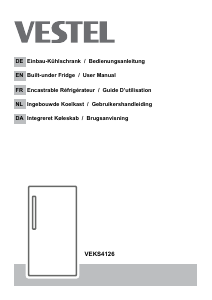 Mode d’emploi Vestel VEKS4126 Réfrigérateur