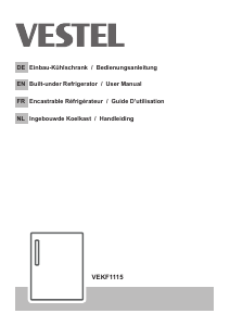 Mode d’emploi Vestel VEKF1115 Réfrigérateur