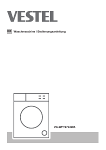 Bedienungsanleitung Vestel VG-WFT2743WA Waschmaschine