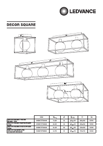 Hướng dẫn sử dụng Ledvance Decor Square Đèn