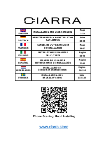Handleiding Ciarra CBCB6736C Afzuigkap