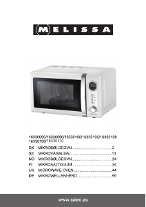 Bruksanvisning Melissa 16330110 Mikrovågsugn