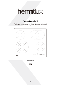 Bedienungsanleitung Hermitlux HVC4S01 Kochfeld