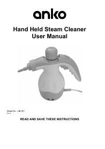 Manual Anko JJB-301 Steam Cleaner