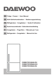 Bedienungsanleitung Daewoo CKM0379CSNA0-EU Kühl-gefrierkombination