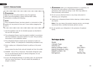 Mode d’emploi GOPLUS FQ33783EFDE1 Réfrigérateur combiné