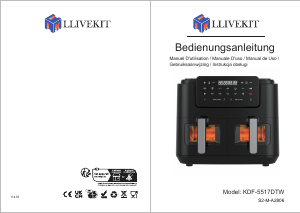 Bedienungsanleitung LLIVEKIT KDF-5517DTW Fritteuse