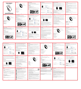 Manuale Tecknet BM308 Mouse