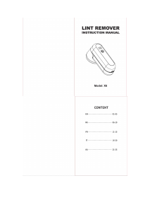 Manuale Ziitty X6 Levapelucchi