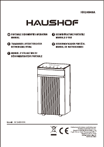 Bedienungsanleitung Haushof HH24049A Luftentfeuchter
