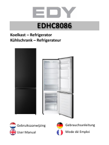 Bedienungsanleitung Edy EDHC8086 Kühl-gefrierkombination