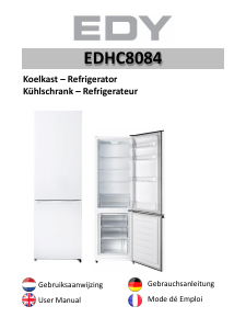 Bedienungsanleitung Edy EDHC8084 Kühl-gefrierkombination