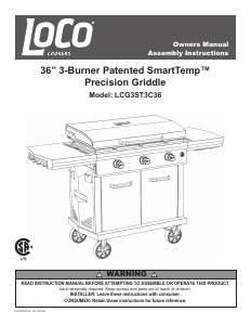 Manual LoCo LCG3ST3C36 Barbecue