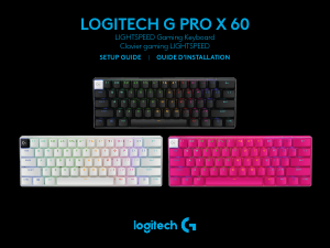 Mode d’emploi Logitech G PRO X 60 Clavier