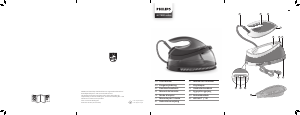 מדריך Philips GC7842 PerfectCare Compact מגהץ