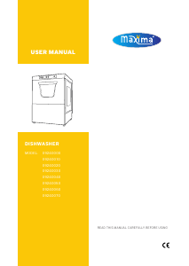 Manual Maxima 09240060 Dishwasher